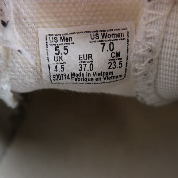 Vans Shoes Womens 7 Classic Slip On Sneakers Checkered Casual Skate Trainers - Picture 11 of 11